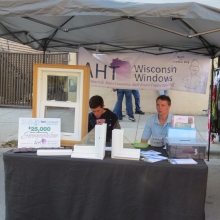 Vendor booths ran the gamut at the Willy Street Fair, September 14, 2014.