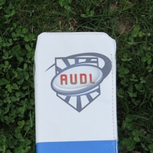 An American Ultimate Disc League end zone marker.