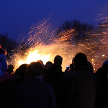The 2015 Winter Solstice celebration at Olbrich Park on December 22, 2015.