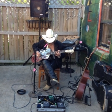 A local musician provides atmosphere at Mickey’s Tavern on May 10, 2012 during Madison Craft Beer Week.