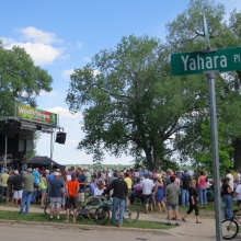 Thousands packed Yahara Place Park for the 25th Anniversary of the Marquette Waterfront Festival.