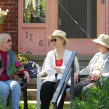 Park neighbors enjoy the music from the comfort of their own home.