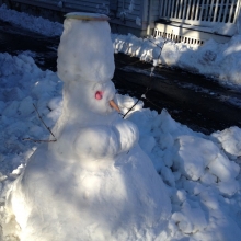 All things are equal in the Marquette Neighborhood, even the genders of snow people.