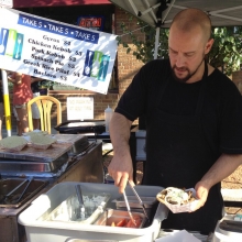 Vasilli's Take Five was serving up Gyros and other Greek delights at a furious pace.