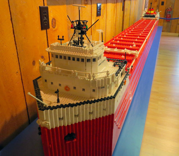 The story of the Edmund Fitzgerald has inspired song, prose, and art including this 18,000 piece 1:60 scale model by high school teacher John Beck. The project began in 2004 to teach his high school students about shipping. Nine years later it is almost complete.