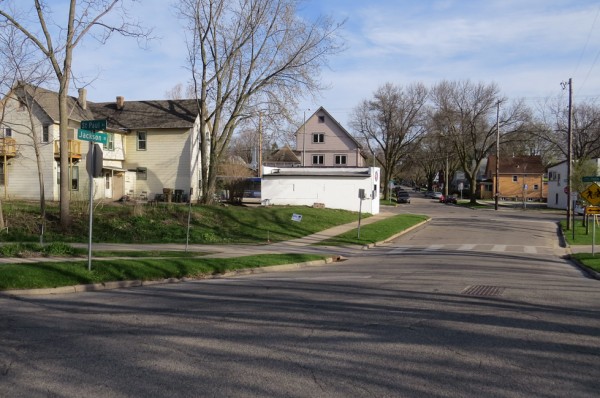 This small stretch of street could be closed this summer as a "place making" test run.