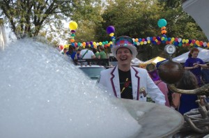 Jim Wildeman prepares to lead the parade in 2013.