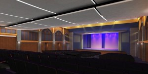 A rendering of the proposed renovation of the Margaret Williams Theater.